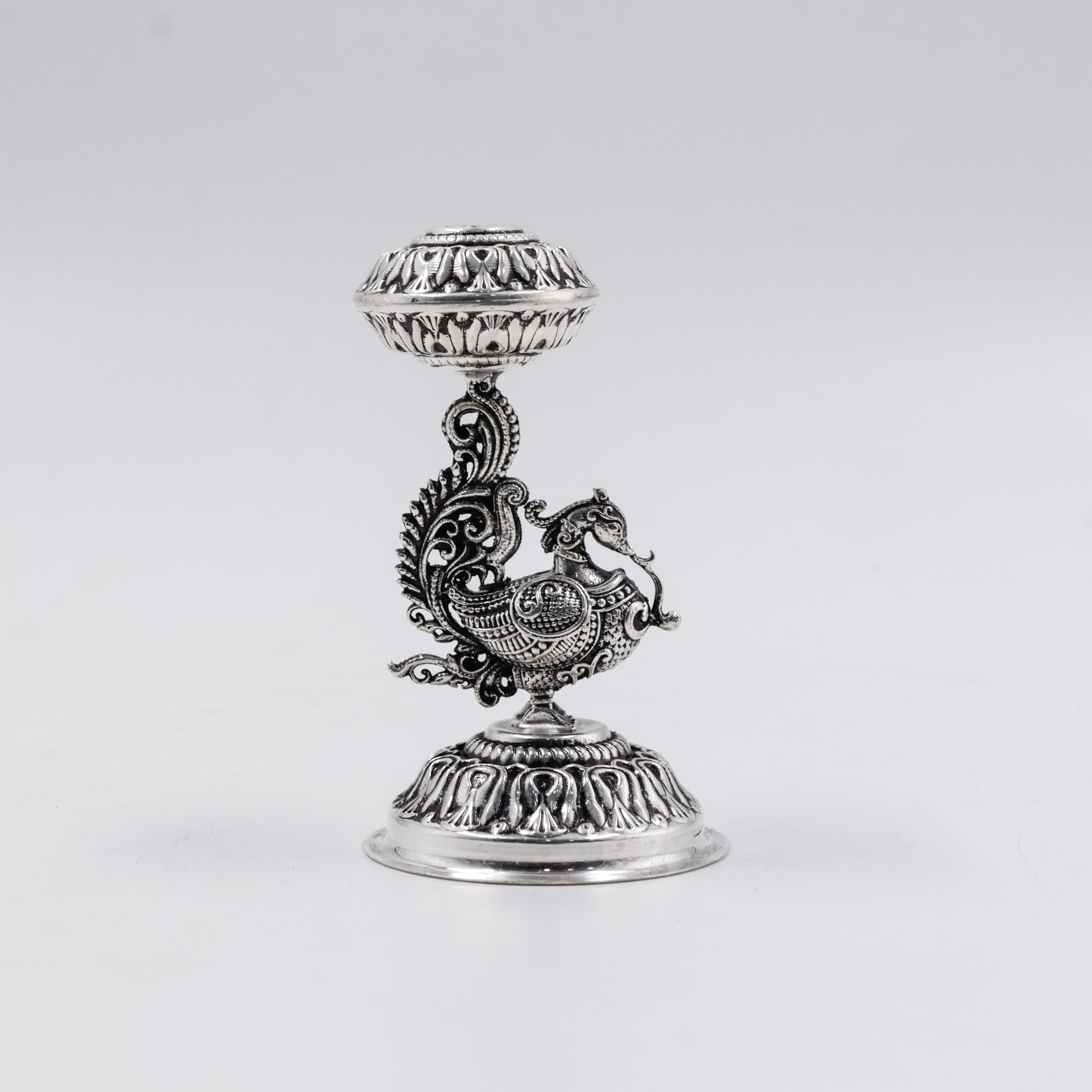 New Akshaya Jewellers - 92.5 Anitque Silver Kaddi Stand